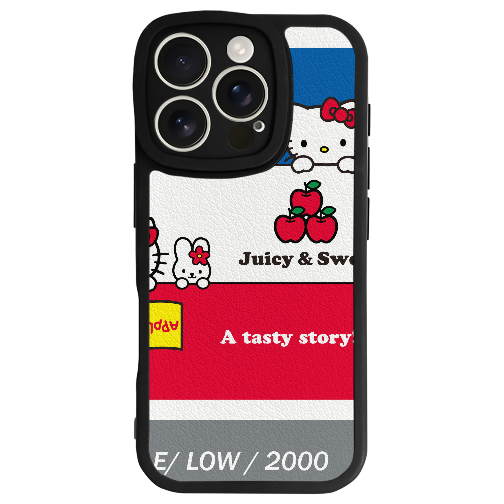 （画像用） Hello Kitty ハローキティ 【iPhone 16シリーズ対応】シリコンスマホケース（レザー調） 材質：シリコン
